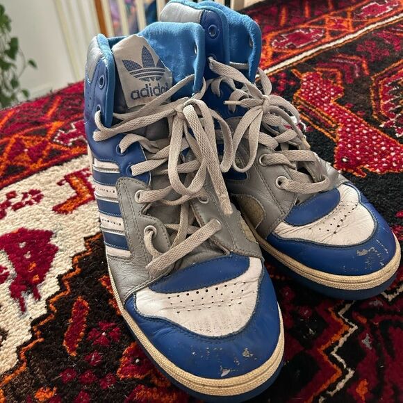 Vintage 2002 Adidas Instinct Hi High 779001 Mens Basketball Shoe Size 11 - Picture 2 of 16